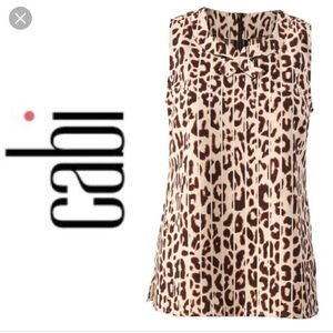 Cabi leopard blouse